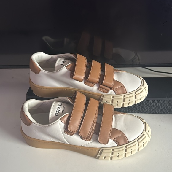 Prada Milano Leather Espadrilles Sneakers - Picture 3 of 6